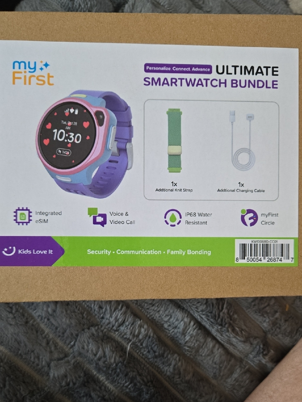 Ultimate Smartwatch Bundle - Purple and Pink Kids Watch